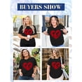 thumbnail image 3 of XCHQRTI Christian Shirts for Women Plus Size Tshirts Cross Faith Shirt Short Sleeve Oversized Graphic Tee, 3 of 10