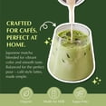 thumbnail image 5 of Encha Matcha Powder Barista Grade Latte Organic Matcha Powder – 100% Japanese Matcha Green Tea Powder for Lattes & Everyday Culinary Recipes, Smooth Milk-Friendly Blend, Unsweetened, 500g /17.64 oz, 5 of 9