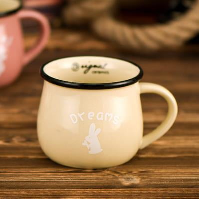 

new Candy Color Ceramic Mug 150ml 250ml 350ml Coffee Milk Breakfast Cup Cute Porcelain Tea Mugs Ceramic cup Novelty Gifts