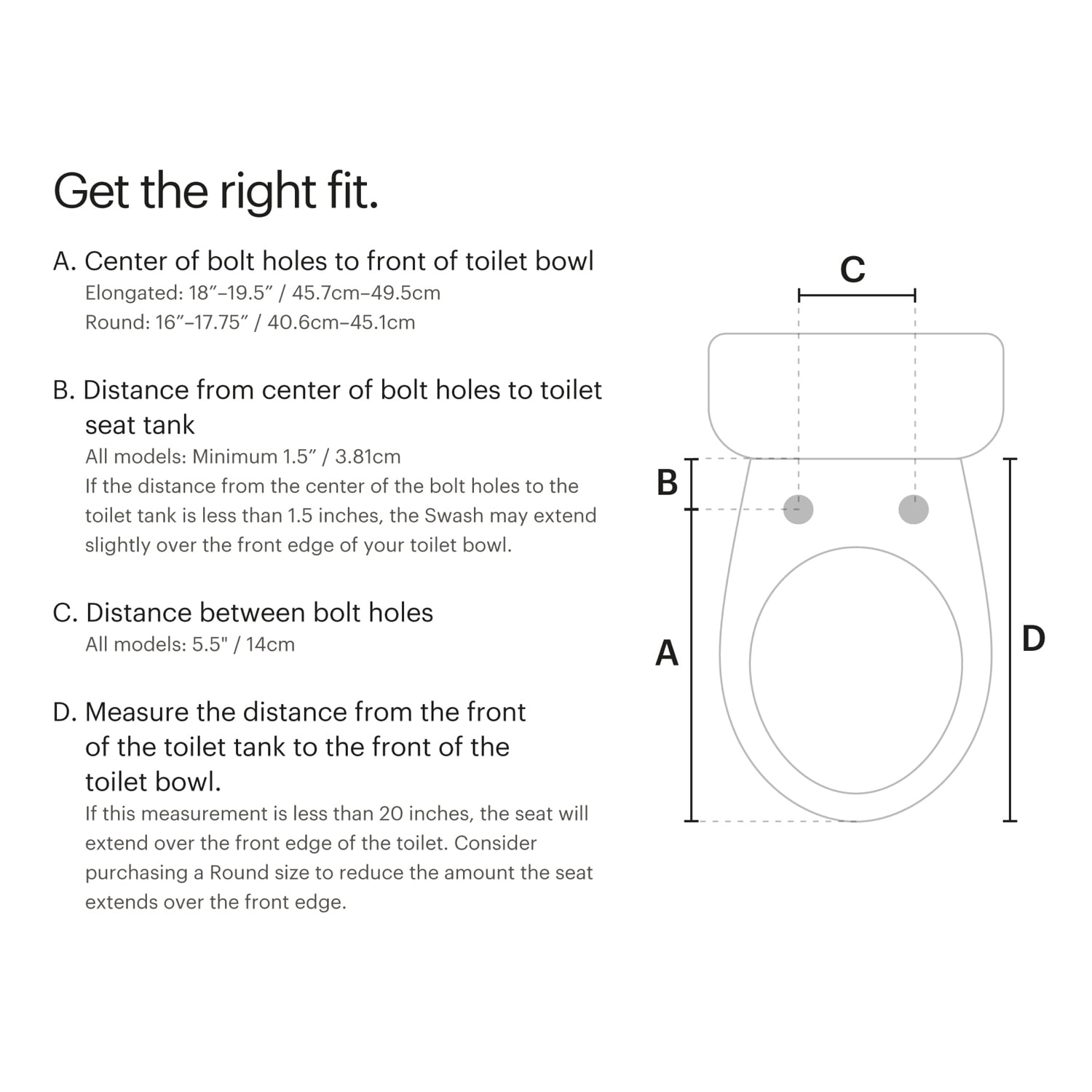 Brondell Swash SE600 Bidet Toilet Seat, Fits Elongated Toilets, White - Oscillating Stainless-Steel Nozzle, Warm Air Dryer, Ambient Nightlight