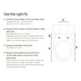 thumbnail image 6 of Brondell Swash SE600 Bidet Toilet Seat, Fits Elongated Toilets, White - Oscillating Stainless-Steel Nozzle, Warm Air Dryer, Ambient Nightlight, 6 of 11