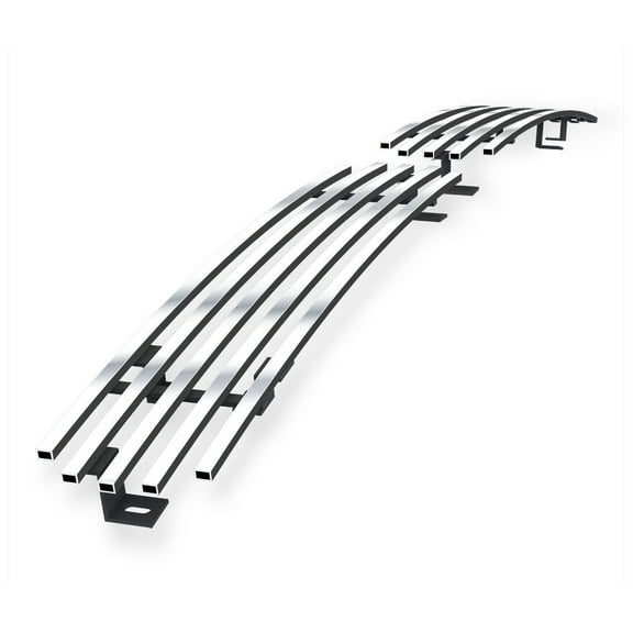 APS Premium Stainless Steel Chrome 8x6 Billet Grille Compatible with Nissan Hardbody Pickup 1995-1997 Lower Bumper N19-S71158N