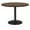 Studio Teak, Black Base, variant on KFI Studios Mode 4' Round Counter Height Dining Table, River Cherry, Black Base