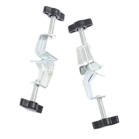 

Guichaokj 2pcs Bosshead Clamp Holder Adjustable Clip Holder Chemistry Right Angle Support