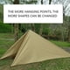 thumbnail image 4 of Eigraketly Toldo parasol, tela Oxford, toldo para Patio y jardín, cubierta protectora solar para exteriores, senderismo, pesca, Picnic, tienda de campaña, carpas Caqui 3x4m Eigraketly OD029884-01, 4 of 6
