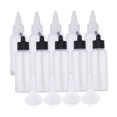thumbnail image 1 of 10 botellas de pintura con aerógrafo de 65 ml y botella de almacenamiento con 4 líneas de escala de Tomshoo 10 pcs Botella(pintura+almacenamiento）, 1 of 7