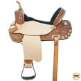 thumbnail image 2 of 17 In Western Horse Treeless Saddle American Leather Trail Barrel Tack, 2 of 4
