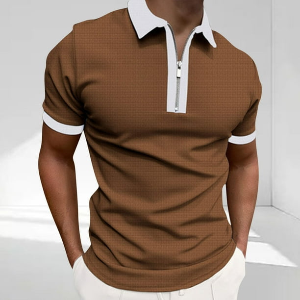 pstuiky camisetas para hombre, Camiseta informal de verano para hombre, de color liso, con mangas cortas irregulares y cuello redondo ropa de hombre xl