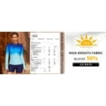 thumbnail image 7 of Charmo Women's Long Sleeve Rash Guard Sun Protection Swim Shirt Quick Dry Printed Shirts with Thumb Holes, 7 of 7