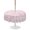 Pink, variant on Outdoor Tablecloth with Umbrella Hole for Patio/Picnic/Party/Camping, Spring Lime Green Cobweb Waterproof Table Cloth Round Cover Washable, Abstract Minimalist Lines (Dia 60")