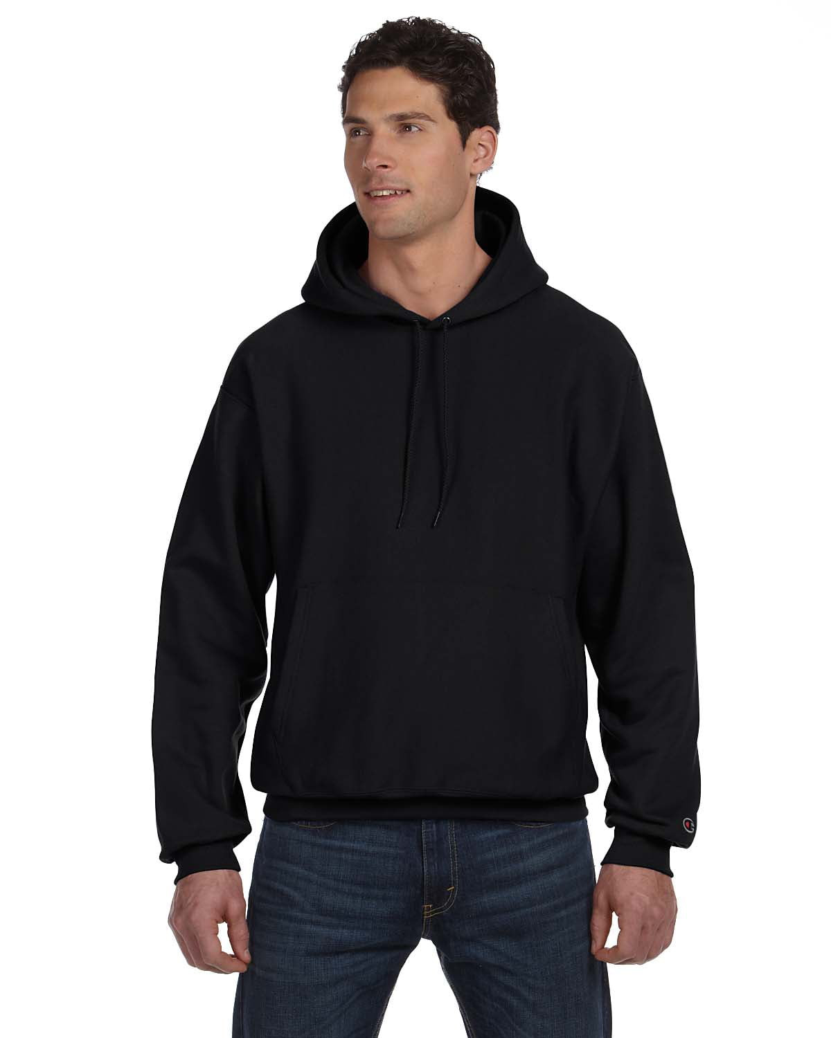 Champion - S101 Mens Reverse Weave Hood, Black - Double Extra Large ...