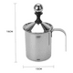 thumbnail image 4 of "Espumador De Leche Manual Cappuccino Tradicional Espumador Lab.G, Plata ", 4 of 5