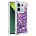 thumbnail image 2 of Funda para Xiaomi Redmi Note 13 Pro 5G con Brillo Líquido Flotante, Purpurina, Parachoques y Anillo Giratorio Soporte, 2 of 5