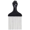 thumbnail image 1 of Peine para el cabello afro, inserto para el cabello, cepillo rizado, tenedor, plástico, peine para el cabello, herramienta de peluquería antiestática para desenredar, 2 piezas EOTVIA  NO, 1 of 4