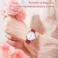 thumbnail image 4 of Luminous Waterproof Watch Ladies Watch Quartz Watch Railroad Watches for Men Wind up Watches for Women with Numbers Womens Digital Wrist Watch That Lights up Men's Wrist Watches and Watches Blue, 4 of 5