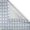 thumbnail image 3 of Ambesonne Abstract Kitchen Curtains, Flower Like Pastel Shapes, 55"x45", Ceil Blue and White, 3 of 3
