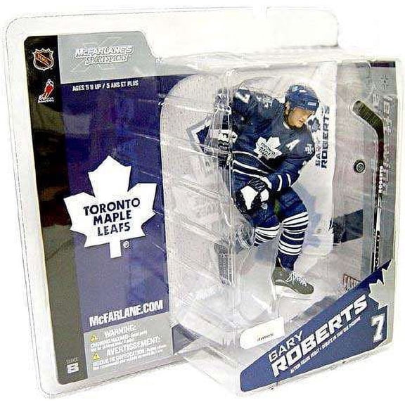 McFarlane NHL Sports Picks Series 8 Gary Roberts Action Figure (Blue Jersey)