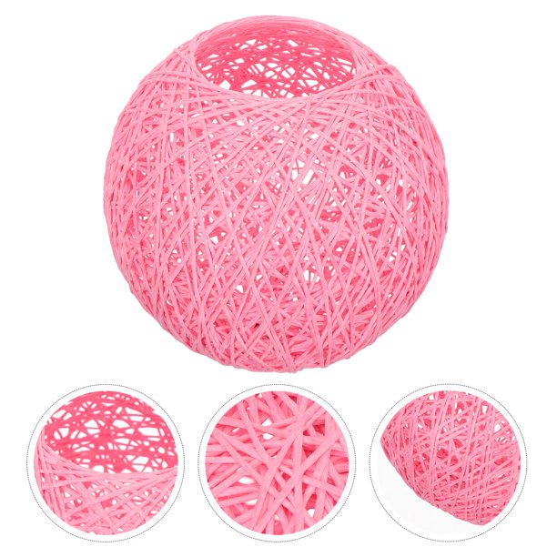 CRILSTYLEO Pantalla Decorativa De Ratán Rosa Para De Ambiente Acogedor