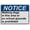 Warning Sign 2, variant on Weatherproof Horizontal ANSI Pet Rules Sign (Please keep dogs out of flower beds) 8 in" x 12 in" UV Resistant Indoor Outdoor Workplace Insdustrial Caution Danger Warning SIgn