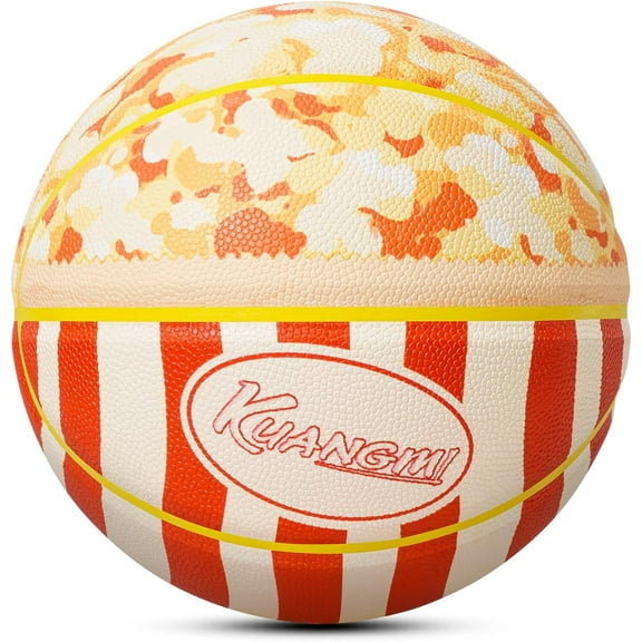 Kuangmi Food Theme Basketball, Official Size 7(29.5"), Novelty & Funny Streetball, for Indoor and Outdoor