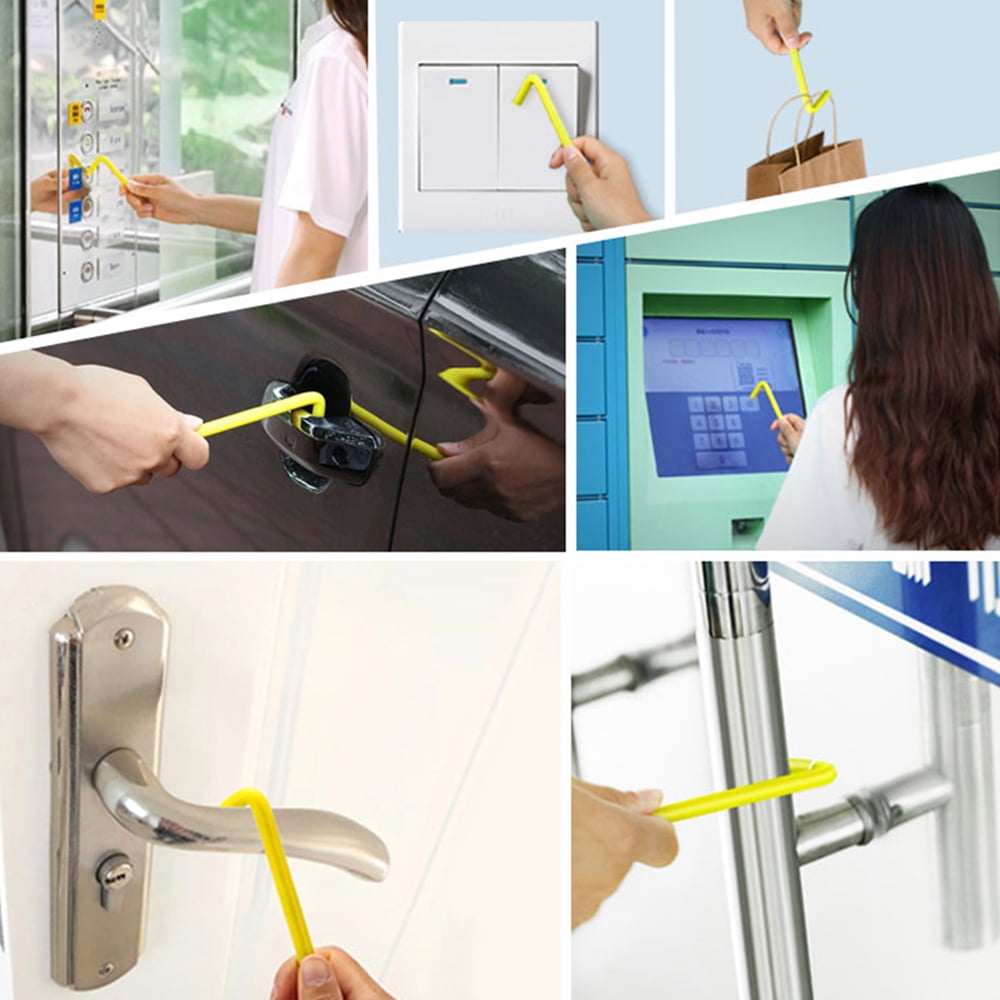 No Touch Open Door Tool Defender Press Elevator Button Anti-bacterial 