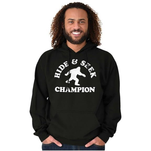 Bigfoot the Hide and Seek Champion Unisex Plus Fleece Graphic Hoodie Brisco Brands 2X
