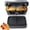 Silver, variant on Waffle Maker 3 in 1 Sandwich Maker 1200W Press With Removable Plates and 5-gear Temperature Control, Non-stick Coating Easy to Clean, Lights, Blue