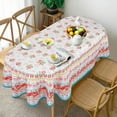 thumbnail image 2 of Pioneer Design Ladies Dishes Tablecloth, Floral Table Cloth, Vintage Tablecover for Oval Tables 60 x 84, Perfect for Kitchen Dinner, Restaurant, Holiday Picnic Party Table Cover, 2 of 6