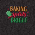thumbnail image 4 of Inktastic Christmas Baking Spirits Bright with Green Oven Mit Women's Plus Size T-Shirt, 4 of 5