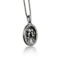 thumbnail image 2 of Horus and Anubis Hieroglyphics Pendant, Ancient Egyptian God Necklace in Silver, Horus and Anubis Necklace, Pagan Necklace For Boyfriend, 2 of 5