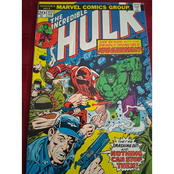 Incredible Hulk #172 Comic Book