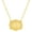 Embossed Gold I, variant on Belt Buckle Initial Letter Necklace For Women,14k Gold Plated With Embossed Charm Pendant Necklaces Dainty Sliver Western Personalized Gift Jewelry