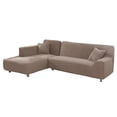 thumbnail image 1 of DYstyle Stretch Textured Plaid L-Shaped Sectional Couch Slipcover Furniture Corner Sofa Covers, 1 of 5