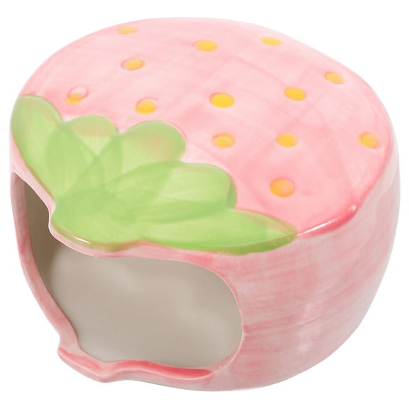 GOOHOCHY  Strawberry Pen Holder Pink Pencil Pretty Holds Office Student