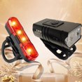 thumbnail image 5 of CNKOO 2 Sets Portable LED Bike Light Set  USB Rechargeable Headlight  6+4 Flash Light Modes  Aluminium Housing and Rear Light Saftey for Cycling  Biking & Motorcycling ZZZ, 5 of 5