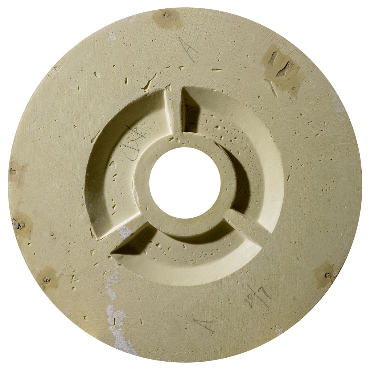 Ekena Millwork 18"OD x 3 1/2"ID x 1 3/8"P Warsaw Ceiling Medallion (Fits Canopies up to 3 1/2")