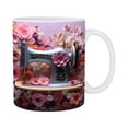 thumbnail image 2 of Taza de Máquina de Coser Floral, Divertida Taza de Café, Regalo para Amantes de La Costura, Taza Decorativa para El Hogar, La Oficina, La Cocina, Apta para Microondas y Lavavajillas, Cerámic, 2 of 5
