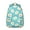 Greenish-blue-3, variant on Geometric Plaid Backpack Striped and Checkered Fusion Design Stylish Students School Bag