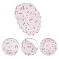 thumbnail image 3 of Unique Bargains Fish Single Layer Shower Cap 5 Pcs Red, White, 3 of 5