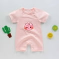 thumbnail image 2 of Fesfesfes Newborn Infant Onesie Baby Girls Boys Bodysuit Summer Short Sleeve Sleepwear Cartoon Romper Jumpsuit Summer Saving, 2 of 3