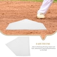 thumbnail image 4 of LOLIPPYY 1Pcs Tpe White Baseball Home Plate Training Mat For Accurate Practice Indoor Use 42.0x41.0x0.3In, 4 of 8
