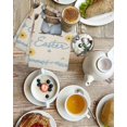 thumbnail image 4 of Happy Easter Kitchen Dish Towels for Drying Dishes Set of 4, Spring Floral Gnomes Eggs Basket Leaf Beige Waffle Weave Microfiber Hand Tea Bathroom Towels Quick Dry & Absorbent Towel 15.7x23.6, 4 of 7