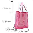 thumbnail image 4 of Sac de Rangement Souple Transparent pour Aisselles Mode pour l'Été Plage (Noir), 4 of 8