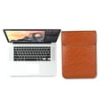 thumbnail image 4 of Housse d'Ordinateur Portable Étanche Housse de Rangement en PU Sacoche d'Ordinateur Portable Étanche Housse d'Ordinateur en PU Remplacement pour MacBook, Jaune, 14.1 Pouces, 4 of 7