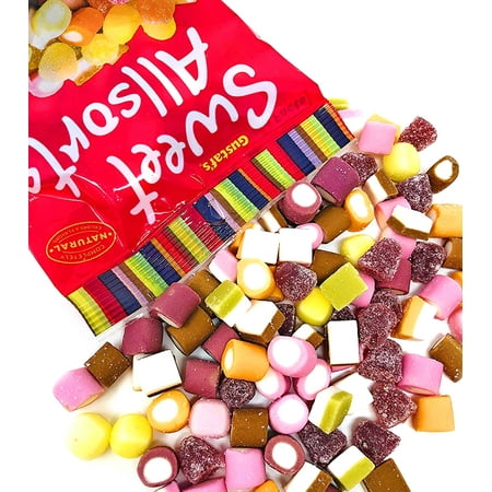Auto Air Colors Candy - SweetGourmet Sweet Allsorts | Retro Candy Dolly Mix From England | All Natural Colors Flavors | Gustaf's Bulk Unwrapped | 6.3oz