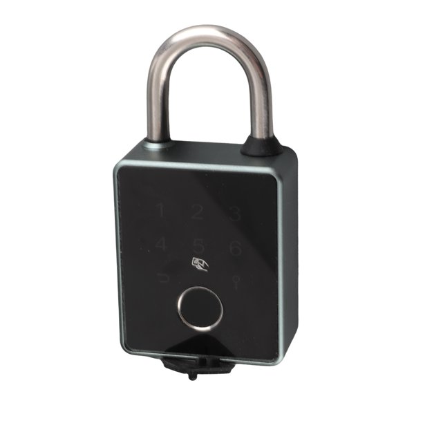 Candado Electrónico De Huellas Dactilares, Candado Con Contraseña Inteligente Recargable Por USB Desbloqueo 5 En 1 IP65 A Prueba De Agua Preciso 30 Grupos De Contraseñas Para