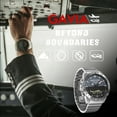 thumbnail image 3 of Reloj Reloj analógico digital deportivo para hombre, reloj de buceo, reloj de pulsera de acero para TOMSHOO Reloj, 3 of 7