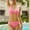 Pink, variant on Jjayotai Women's High Waisted Bikini, Twist Front Tie Back 2 Piece Swimsuits, Wrap Halter Bathing Suit Purple S