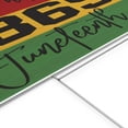 thumbnail image 6 of Juneteenth Yard Sign, 18x12, 24x18, 36x24, Double Sided, H-Stake Included, v3, 6 of 7