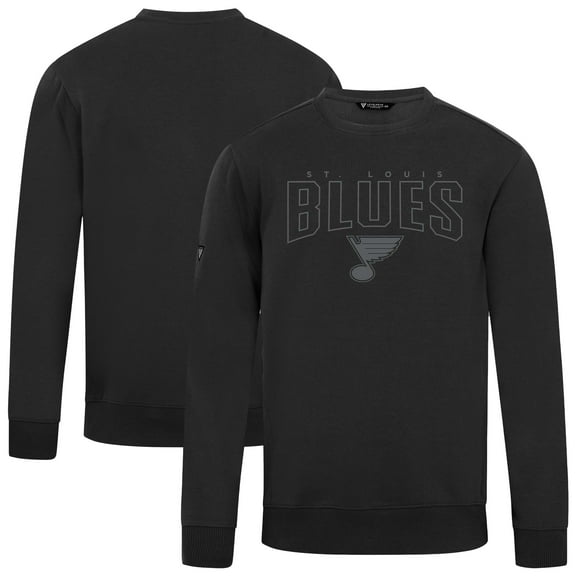 Men's Levelwear  Black St. Louis Blues Zane Darkmoon Pullover Sweatshirt